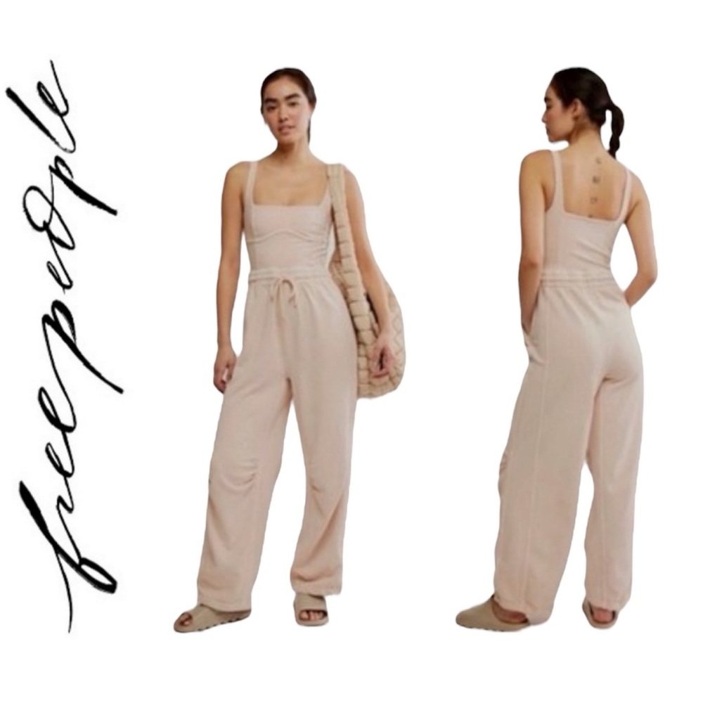 NWT Free People FP Movement Inbound Stretch
Cotton Jumpsuit Onesie M